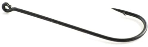 Phoxinus Aberdeen Sea Fishing Hooks, Black, 50 Pack, Size 1/0