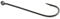 Phoxinus Aberdeen Sea Fishing Hooks, Black, 50 Pack, Size 1/0