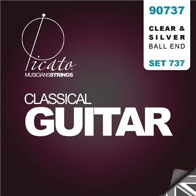Picato 90737 ball-end corde per chitarra classica, set da 6 pezzi