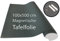Cuadros Lifestyle Tafelfolie 100 x 500 cm | Magnetisch und selbstklebend - Vinyl- Kreidefolie | Magnetfolie | inkl. Kreide + Neodym-Magnete | Tafel 100x500 cm Grau