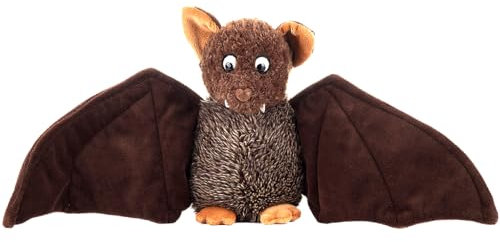 Schaffer 5302 Kuscheltier Fledermaus Dragomir M, 18 cm, braun-grau