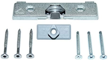 Roto Türschnäpper Balkontürschnäpper B3 Roto NT 435 143 aus Metall incl. Auflaufstück & SN Montagematerial