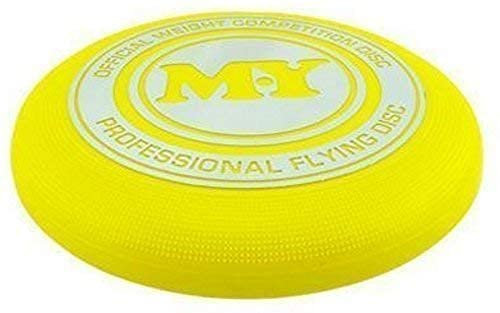 M.Y Frisbee Offiziell Gewicht 180g Wettbewerb Flyer Scheibe - 4 (Gelb)