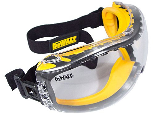 DEWALT DPG82-11C Concealer Clear Anti-Fog Dual Mold Safety Goggle