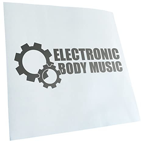 Kiwistar - Autoaufkleber - Elektronic Body Music - EBM Zahnrad Aufkleber für Auto, Laptop, Fahrrad, LKW, Motorrad Mehrfarbig JDM Decal Racing