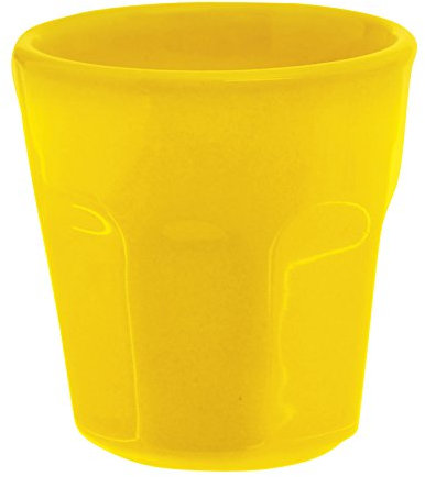 Excelsa Trendy Gobelet à Café 80 ML, Céramique 6x6x6.3 cm Jaune