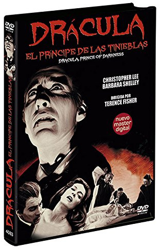 Dracula Prince of Darkness 1966 Dvd Spanisch Import, Englisch Tonspur und Untertitel, keine Deutsche Sprache