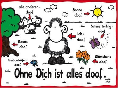 Ravensburger 15321 - Sheepworld: Ohne dich ist alles doof - 1000 Teile Puzzle