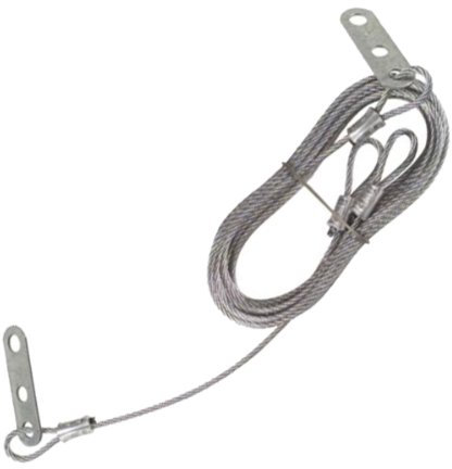 Ideal Security Inc. SK7136 Garage Door Safety Cables, Galvanized