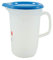 LEGA Caraffa Graduata 1 L con Coperchio, Multicolore