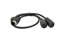 sinloon Midi DIN 5 pines divisor adaptador en Y Cable, MIDI 5 pin macho a doble 2 x DIN-5 hembra cable de audio, teclado MIDI (sintetizador, Órgano, Piano eléctrico, Guitarra MIDI (D5P M-2 F, 0.5M)