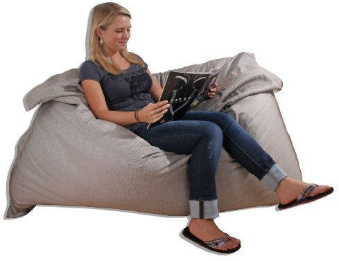 Kinzler K-11260/30 Riesensitzsack Silver 140x180 cm, silber