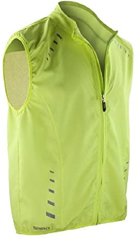 Spiro Herren Bikewear Crosslite Weste XS neon