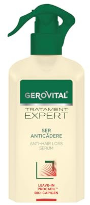 Gerovital Tratament Expert Anti-Haarausfall-Kur Serum, No-Rinse, reduziert den Haarausfall, stärkt die Haarwurzel, stimuliert das gesunde Wachstum, 150 ml