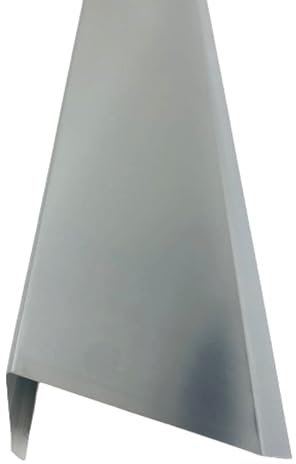 Hoffmann Aluminium Dachblech für Flachdach 2 m lang Natur 0.8 mm (mittel)