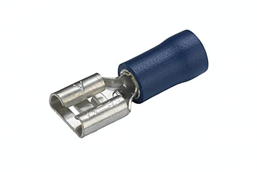 HELLA 8KW 044 036-812 Leitungsverbinder - rot - von: 0.5mm² - bis: 1.0mm² - Flachsteckhülse - 6,3 x 0,8 - Set - Menge: 15