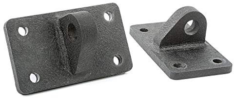Rugged Ridge XHD Bumper D-Ring Shackle Bracket | Textured Black, Steel | 11540.27 | Fits XHD Bumpers from RuggedRidge