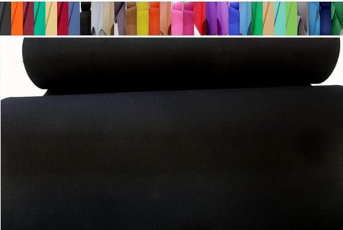 Fabrics-City SCHWARZ Eva MOOSGUMMI BASTELSTOFF 2MM Stoff Stoffe, 3305