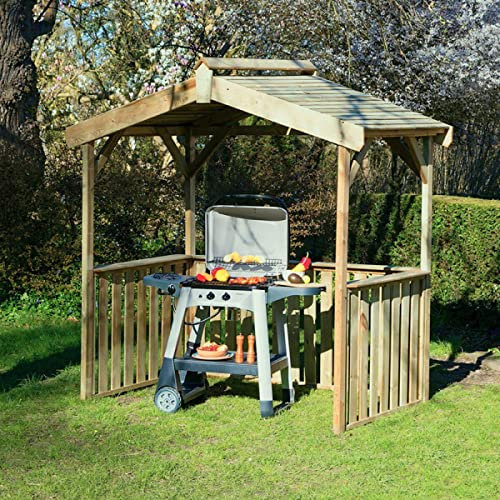 Zest4Leisure Ashton BBQ Shelter - FSC Certified Pressure Treated Wood