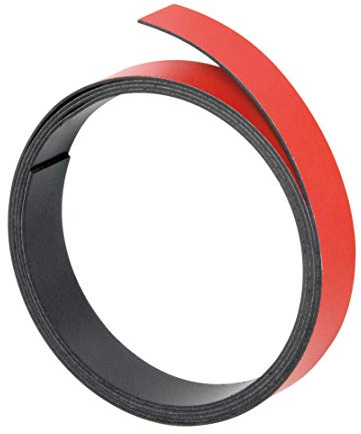 Franken GmbH M805-01 -Magnetband, 100 cm x 20 mm, Stärke: 1 mm rot
