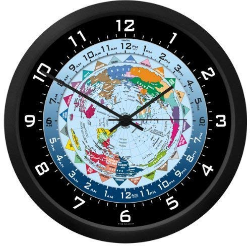 World Time Clock - 10 Inch
