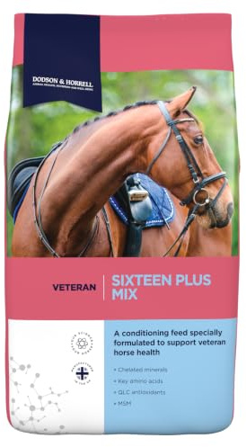 Dodson & Horrell 16 Plus Mix Senior Horse Feed 20Kg | High-calorie conditioning mix for veteran horses