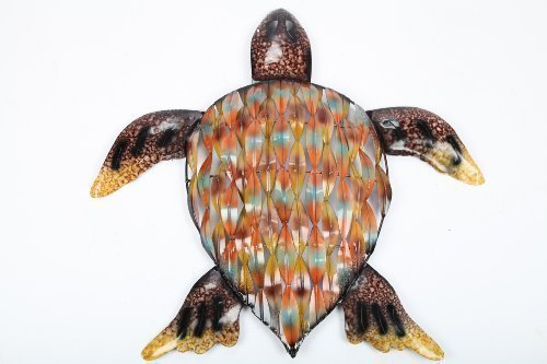 point-garden Metallfigur Wandfigur Wanddeko Schildkröte