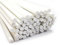Plastique baguettes de soudure PVC-U Rigide Blanc 4mm Ronde 25 Barres