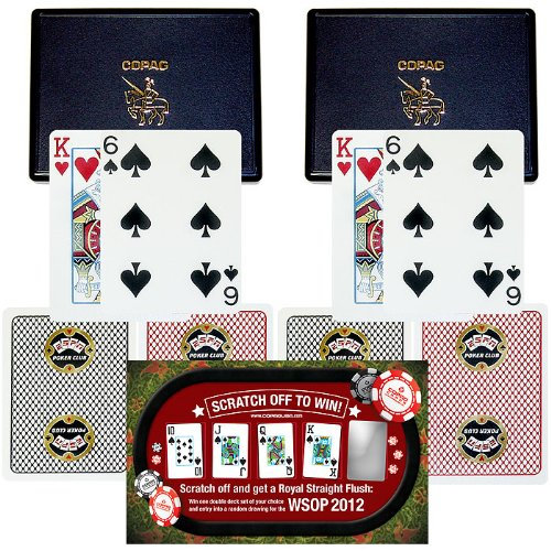 Trademark Poker +2012 WSOP Entry Chance ESPN Copagt Spielkarten 2er Set