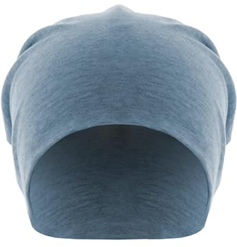 MSTRDS Unisex - Erwachsene Jersey Beanie Strickm tze, h.indigo, Einheitsgröße EU