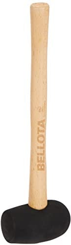 Bellota 8053-250 MACETA GOMA NEGRA 250GR, Standard, 250 g