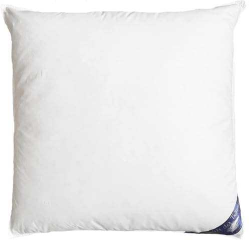 Welt der Träume 100% Natur 1380 gr. (1 Stück) Luxus Kopfkissen Kissen Daunen Federn 80x80 100% Natur Decke Bett
