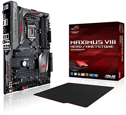 ASUS ROG MAXIMUS VIII HERO/Whetstone LGA1151 DDR4 DP HDMI M.2 U.2 USB 3.1 Z170 ATX with gaming mousepad Motherboards MAXIMUS VIII HERO/WHETSTONE