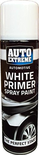 250ml Auto Spray Paint White Primer 1912 Spray Can Household Car Van Bike Aerosol Paint (2 Pack)