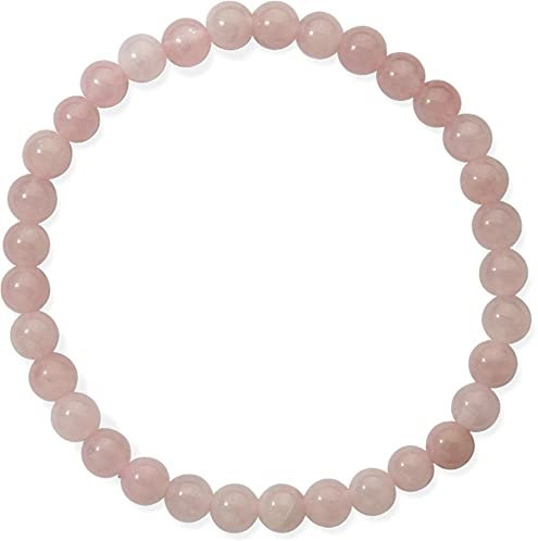 Chili Jewels Armband, Rosenquarz, 06mm Kugeln, 19cm