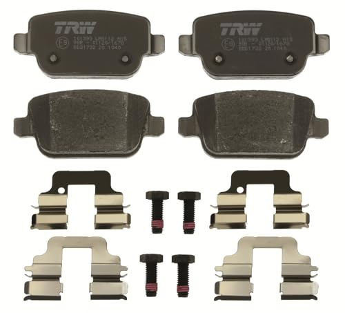 TRW GDB1732 Bremsbelagsatz 4-Teilig für Ford Focus II (DA_, HCP, DP) 2004-2013 Hinterachse und Andere Fahrzeuge
