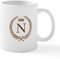 CafePress Napoleon Initial Letter N Monogram Mug 11 oz (325 ml) Ceramic Coffee Mug