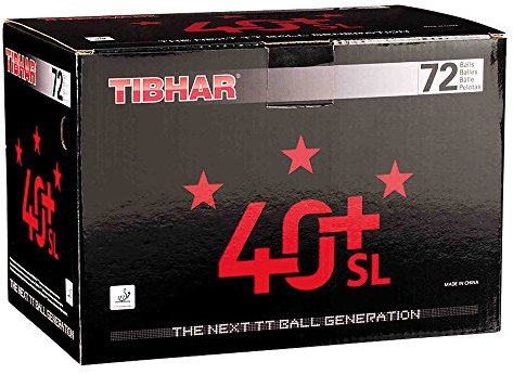 Tibhar Ball ***40+ SL (nahtlos) 72er, weiß