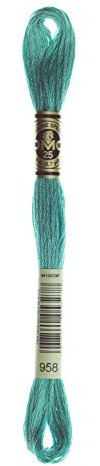 Dmc 6-Strand Embroidery Cotton 8.7yd-Dark Seagreen