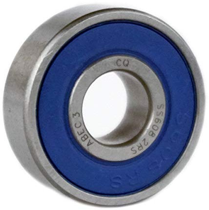 S608 2RS / SS608 2RS - Marke: CQ (c) - Edelstahl Kugellager 8x22x7 mm - ABEC3 Präzisionslager / 608SS / S608RS 608RS 608