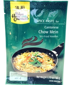 Asian Home Gourmet Spice Paste for Cantonese CHOW MEIN stir-fried noodles 50g