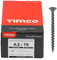 TIMco 00075DRYC PH2 Philips Coarse Drywall Screw 4.2 x 75 - Black (Box of 500)
