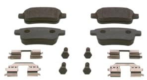 Bosch BP1221 - Brake Pads Car Rear Axle - 1 Set of 4 Pads | Bosch Quality - Reduced Noise and Dust - ECE-R90 Certified - Copper-Free