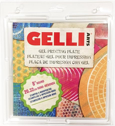Gelli Arts 8-inch Round Printing Plate