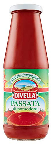 Divella Delizie Campagnole Pomodori Passati Bottiglia di Vetro - 680 gr