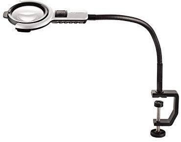 Eschenbach Lupenleuchte varioLEDflex mit 6 Dioptrien Lupenlampe 350 mm
