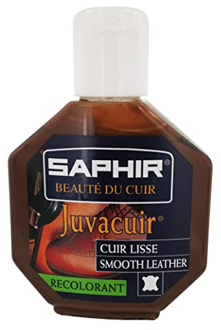SAPHIR | Juvacuir 75 ml | Recolorante para Cueros Lisos (Avellana 38)