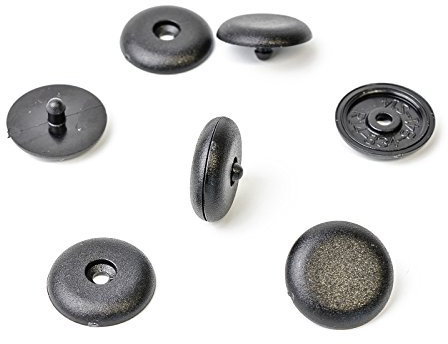 5x Clips für Sicherheit gurt Stopper zwei Teile Universal Knopf Safety Belt Clips in Schwarz Universal | CL-0094+CL-0095 MYBA-S