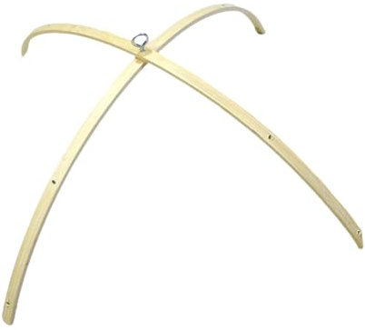 perfk Mobile Hängen Rahmen Ornament Krippe Aufhänger Rahmen Für Wind Chime Krippe Geburtstag 40cm