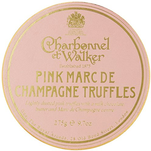 Charbonnel et Walker Double Layer Pink Marc de Champagne Truffles 275 g